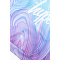 Bleu sarcelle - Violet - Pack Shot - Hype - Sweat à capuche MARBLE SCRIPT - Fille