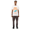 Blanc - Pack Shot - Hype - T-shirt MIAMI DOLPHINS - Adulte