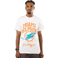 Blanc - Front - Hype - T-shirt MIAMI DOLPHINS - Adulte