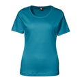 Turquoise - Front - ID - T-shirt uni à manches courtes (coupe féminine) - Femme