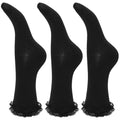 Noir - Back - Chaussettes à volants (3 paires) - Fille