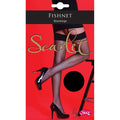 Noir - Front - Silky Scarlet - Bas résilles pour porte-jarretelles (1 paire) - Femme