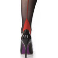 Noir-Rouge - Back - Silky Scarlet - Bas pour porte-jarretelles (1 paire) - Femme