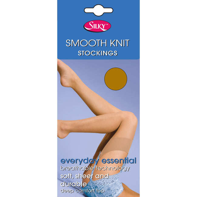 Bronzage - Front - Silky Smooth - Bas pour porte-jarretelles (1 paire) - Femme