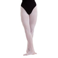 Rose marron - Front - Silky Dance - Collant de ballet avec pieds - Femme