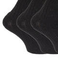 Noir - Back - Chaussettes hautes rembourrées en mélange de laine (lot de 3 paires) - Homme