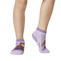 Bleu - Violet - Back - Tavi Noir - Socquettes TINY SOLES - Enfant