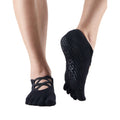 Noir - Front - Toesox - Chaussettes à orteils ELLE - Femme