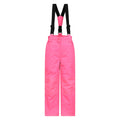 Rouge rose - Front - Mountain Warehouse - Pantalon de ski HONEY - Enfant