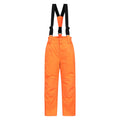 Orange sanguine - Front - Mountain Warehouse - Pantalon de ski RAPTOR - Enfant
