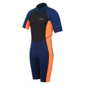 Bleu marine - Noir - Orange - Side - Mountain Warehouse - Combinaison de plongée - Homme