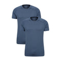 Bleu - Front - Mountain Warehouse - T-shirts AGRA - Homme