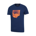 Bleu marine - Side - Mountain Warehouse - T-shirt - Homme