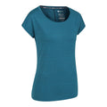 Bleu marine - Side - Mountain Warehouse - T-shirt DYNAMIC PANNA - Femme