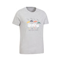 Gris - Lifestyle - Mountain Warehouse - T-shirt GREAT BRITISH WEATHER - Homme