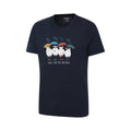 Bleu marine - Back - Mountain Warehouse - T-shirt GREAT BRITISH WEATHER - Homme