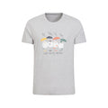 Gris - Front - Mountain Warehouse - T-shirt GREAT BRITISH WEATHER - Homme