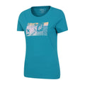Bleu sarcelle - Side - Mountain Warehouse - T-shirt - Femme