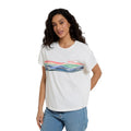 Blanc - Side - Animal - T-shirt PHOENIX - Femme