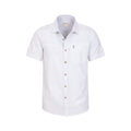Blanc - Pack Shot - Mountain Warehouse - Chemise COCONUT - Homme