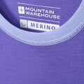 Violet - Lifestyle - Mountain Warehouse - Haut thermique MERINO - Enfant