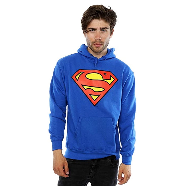 Bleu - Side - Superman - Sweat à capuche - Homme