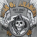 Gris - Side - Sons Of Anarchy - Sweat WINGED REAPER - Homme