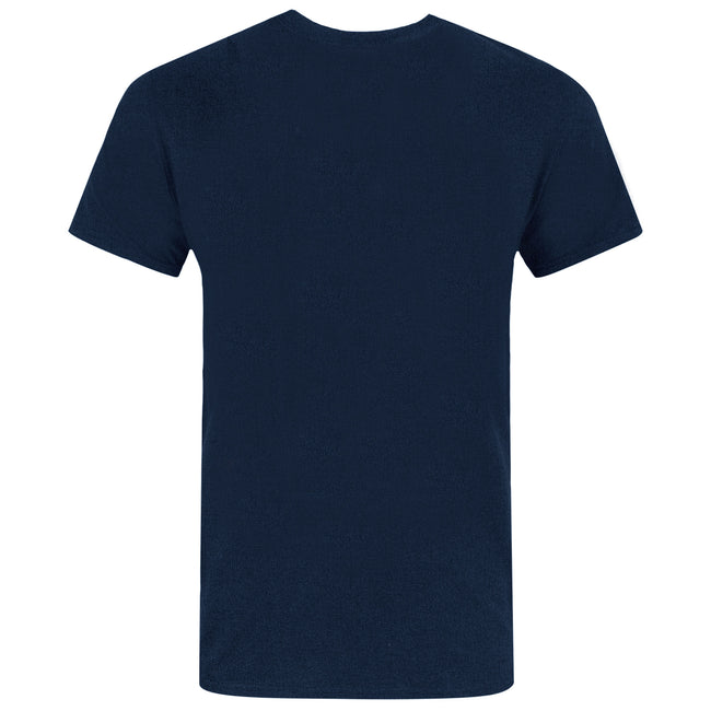Bleu - Back - Captain America - T-shirt manches courtes - Homme