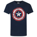 Bleu - Front - Captain America - T-shirt manches courtes - Homme
