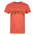 Orange - Front - Aquaman - T-shirt à logo - Homme