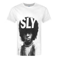 Blanc - Front - Sly Stone - T-shirt portrait SLY - Homme