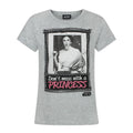 Gris - Front - Star Wars - T-shirt 'Don't Mess With A Princess' - Fille