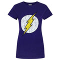 Violet - Front - Flash - T-shirt manches courtes - Femme