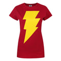 Rouge - Front - Captain Marvel - T-shirt logo - Femme