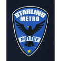 Bleu - Side - Arrow - T-shirt 'Starling Metro Police' - Femme