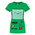 Vert - Front - Adventure Time - T-shirt BMO - Femme