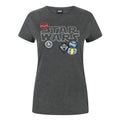 Noir - Front - Star Wars - T-shirt - Femme