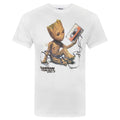 Blanc - Front - Guardians Of The Galaxy - T-shirt - Homme