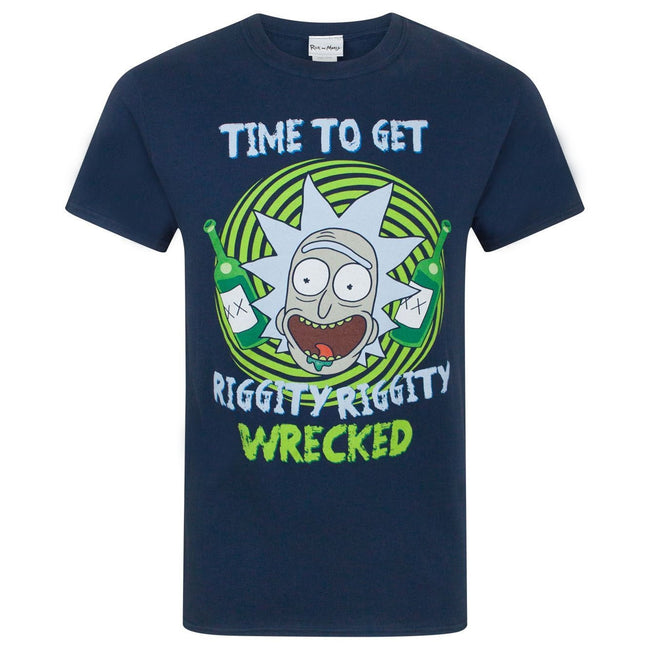 Bleu - Front - Rick And Morty - T-shirt - Homme