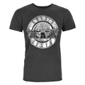 Charbon - argenté - Front - Amplified - T-shirt logo officiel Guns N Roses - Homme