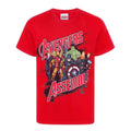 Rouge - Front - Marvel - T-shirt - Garçon
