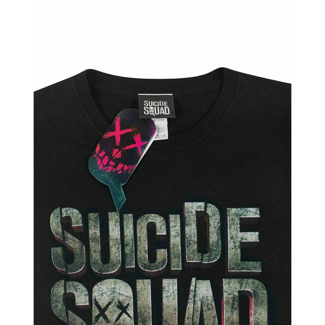 Noir - Back - Suicide Squad -T-shirt à logo - Femme