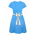Blanc - bleu - Back - Alice In Wonderland - Déguisement robe - Femme