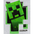 Gris - Pack Shot - Minecraft - T-shirt manches courtes - Garçon
