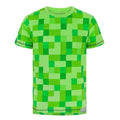 Vert - Front - Minecraft - T-shirt manches courtes - Garçon