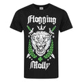 Noir - Blanc - Vert - Front - Flogging Molly - T-shirt - Homme