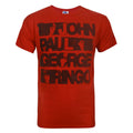 Rouge - Front - Junk Food - T-shirt NAMES - Homme