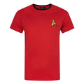 Rouge - Front - Star Trek - T-shirt SECURITY AND OPERATIONS UNIFORM - Homme