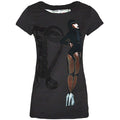 Gris foncé - Front - Amplified - T-shirt PRICE TAG - Femme