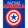 Bleu - Side - Captain America - Ensemble de pyjama long - Garçon